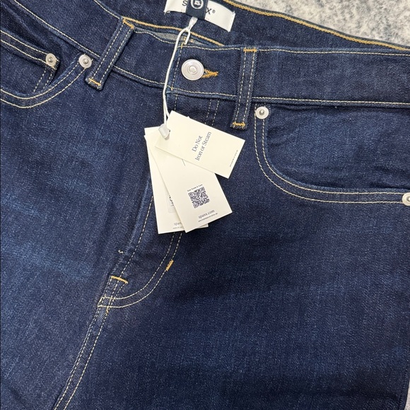 NWT SPANX Kick Flare Dark Blue Women's Jeans - Picture 5 of 6